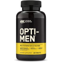 Optimum Nutrition Opti-Men daily multivitamin 240 tablets front bottle