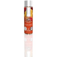 System Jo New H2O Peachy Lips Flavored Lubricant Latex Safe 4Oz