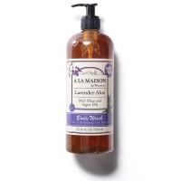 A La Maison Shower Gel Lavender Aloe Hydrating Body Wash front