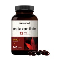 Front view of Astaxanthin softgel bottle