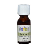 Bottle of Aura Cacia Animating Spearmint Essential Oil