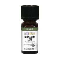 Aura Cacia Cinnamon Leaf Essential Oil bottle