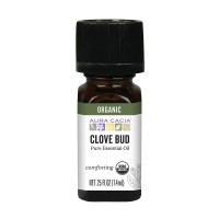 Aura Cacia Clove Bud Essential Oil Bottle