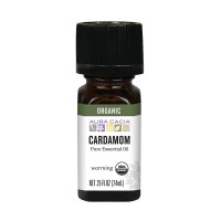 Aura Cacia Organic Cardamom Essential Oil Bottle