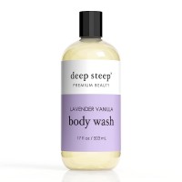 Premium Beauty Lavender Vanilla Vegan Body Wash 17 Oz Deep Steep