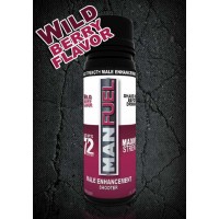 Man Fuel Maximun Enhancement Shooter Wild Berry Flavor