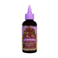 OKAY Pure Naturals Black Jamaican Castor Oil Lavender 4oz