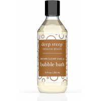 Brown Sugar Vanilla Bubble Bath 10 Oz Gluten Free Vegan Deep Steep