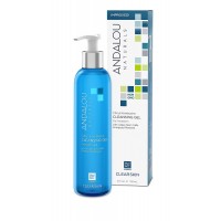 Clear Skin Citrus Kombucha Cleansing Gel 6 fl oz Andalou Naturals both