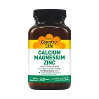 Country Life Calcium Magnesium Zinc 250 Tablets