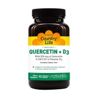Country Life Quercetin and Vitamin D3 500mg capsules
