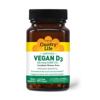 Country Life Vegan D3 5000 IU bottle