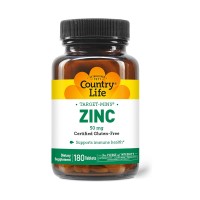 Country Life Zinc 50mg Front View