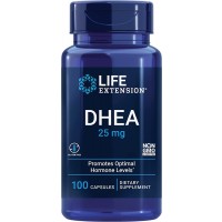 Life Extension Hormone Balance Supplement DHEA 25mg front