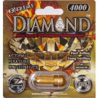 Diamond Gold Extreme 4000 Male Enhancement Supplement by P/K Package Inc