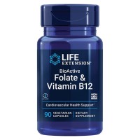 Life Extension BioActive Folate & Vitamin B12 front
