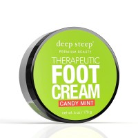 Premium Beauty Candy Mint Therapeutic Foot Cream 6 Oz Deep Steep