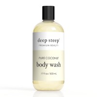 Pure Coconut Vegan Body Wash 17 Oz Deep Steep Premium Beauty