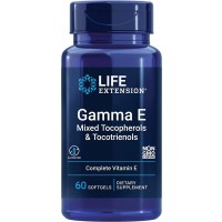 Life Extension 60 Softgels Gamma E Mixed Tocopherols Tocotrienols front