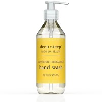 Vegan Grapefruit Bergamot Hand Wash 10 Oz Deep Steep Premium Beauty