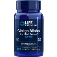 Life Extension Ginkgo Biloba Certified Extract front