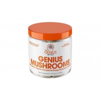 Lions mane reishi cordyceps mushroom complex capsules bottle