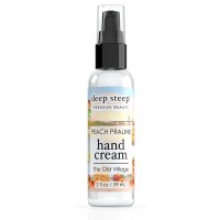 Peach Praline Hand Cream 2 Oz Vegan Deep Steep Premium Beauty