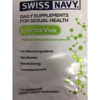 Herbal Viva Male and Female Enhancement 2 Capsules Swiss Navy