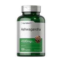 Horbaach Ashwagandha 4500mg Capsules front view