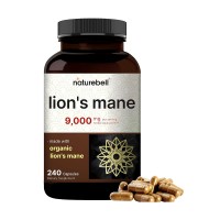 Bottle of Lion's Mane Mushroom Capsules