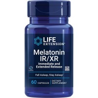 Life Extension Melatonin IR/XR Restful Sleep Support 60 Caps bottle