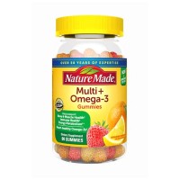 Nature Made Multivitamin Omega 3 Gummies bottle front view
