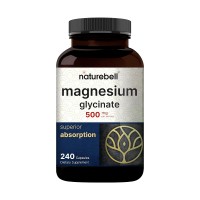Bottle of NatureBell Magnesium Glycinate Capsules 500mg