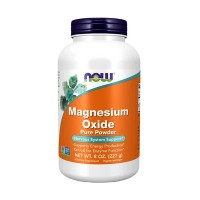 NOW Magnesium Oxide Powder 8oz Supplement