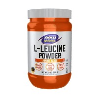 NOW Sports L-Leucine Powder container
