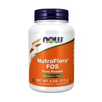 NOW NutraFlora FOS Prebiotic Fiber Powder