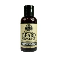 Front view of OKAY Men Professional Beard Miracle Oil 4oz bottle