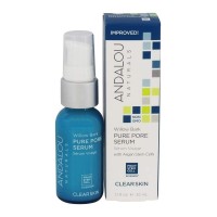 Clear Skin Willow Bark Pure Pore Serum 1.1 fl oz Andalou Naturals both