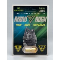 Rhino Rush 50 Solo 13500 Male Sexual Enhancer Capsule