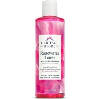 Rosewater Toner Moisturizing Essence Alcohol Free 8 Oz Heritage Store