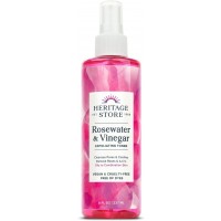 Rosewater Vinegar Exfoliating Toner Hypoallergenic 8 Oz Heritage Store
