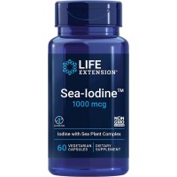 Life Extension Sea Iodine 1000 mcg 60 Veggie Caps Salt Free bottle