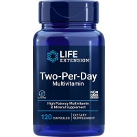 Life Extension Two-Per-Day Multivitamin 120 Capsules Gluten Free bottle