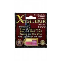 Xcalibur Extreme 8000 Male Sexual Performance Enhancement Pill