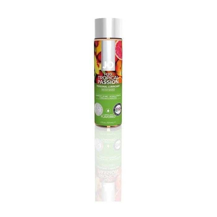 Jo H2O TROPICAL PASSION Flavored Personal Water Based Lubricant 4 Oz