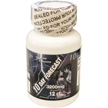 10 Day Forecast 3200mg Dietary Supplement 12 Capsule Bottle