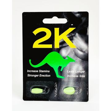 Kangaroo Green 2k Male Enhancer Pill Package of 2 