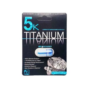 Titanium 5k Blue Sex Capsule 