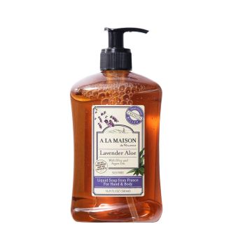 A La Maison Lavender Aloe Bottle Liquid Hand Soap