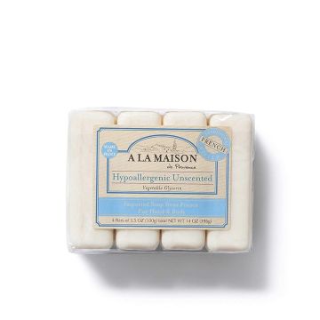 A La Maison Moisturizing Hypoallergenic Unscented Bar Soap front